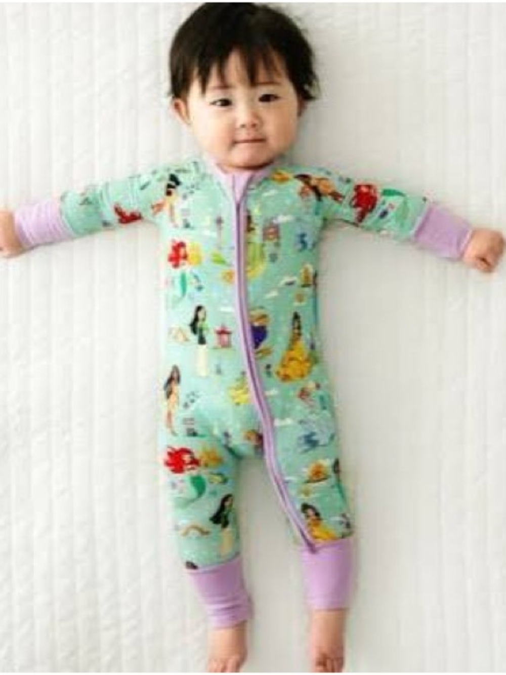 Little Sleepies Disney Princess Bamboo Sleeper 0-3m Discontinued Sought After